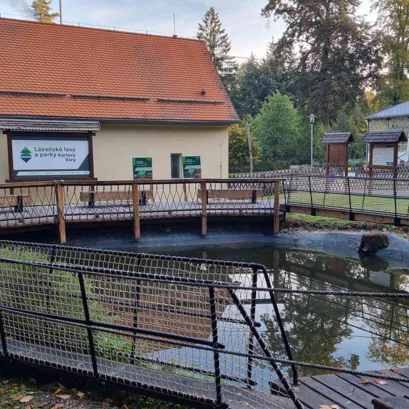 Vybudování informačního systému a obnova naučných prvků v areálu Svatý Linhart byly podpořeny krajskou dotací