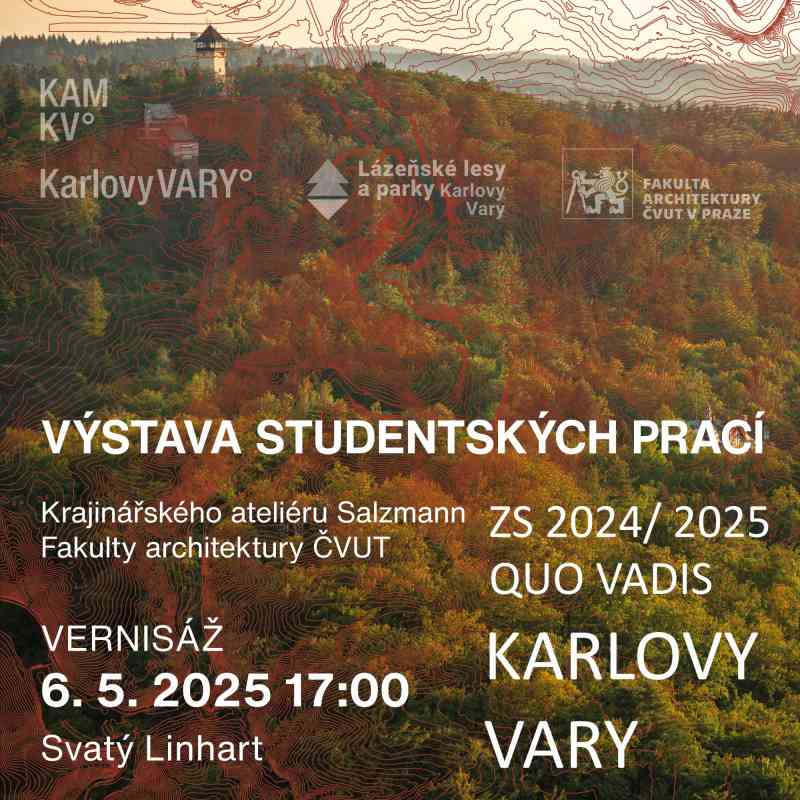 Pozvánka na vernisáž výstavy QUO VADIS KARLOVY VARY