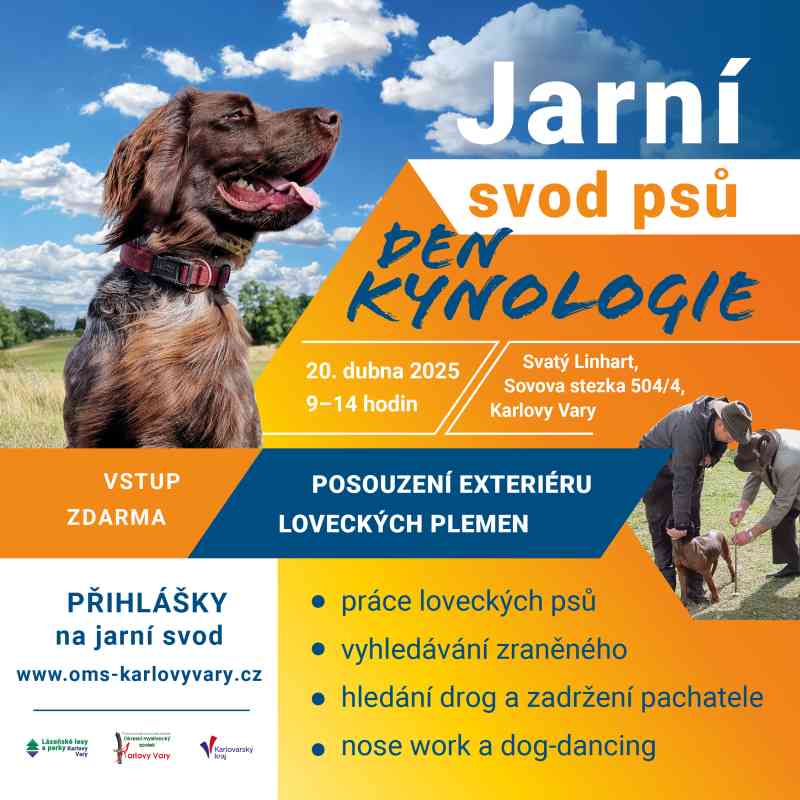 Jarní svod loveckých psů a Den kynologie na Sv. Linhartu