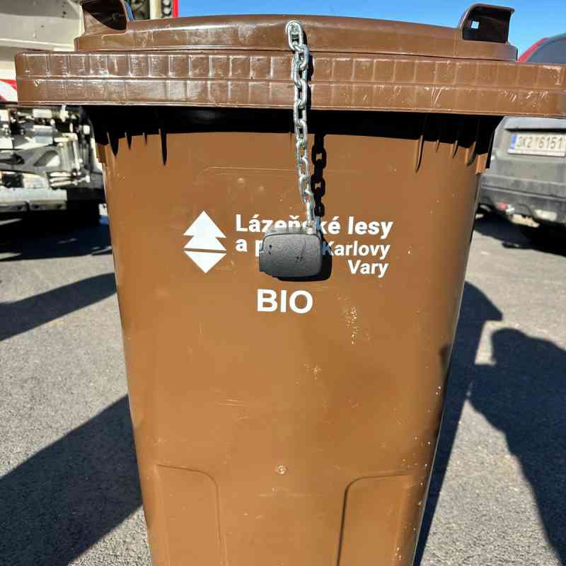 Jak správně namontovat zámek na nádobu na bioodpad