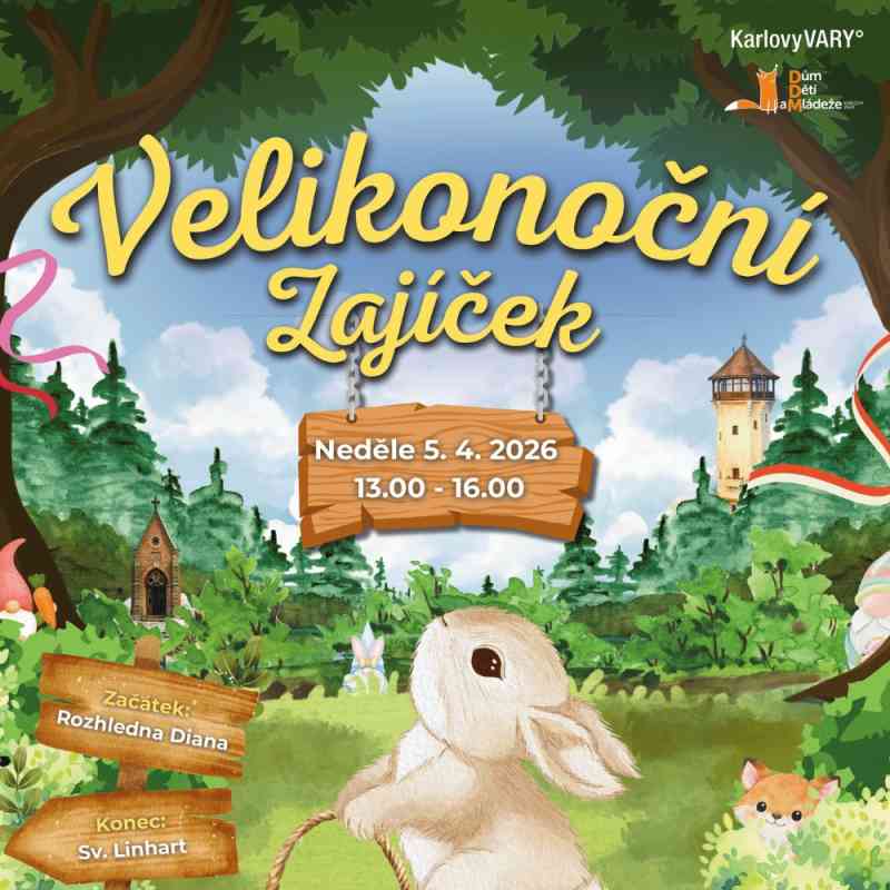 Velikonoční zajíček pro děti v neděli 5. dubna