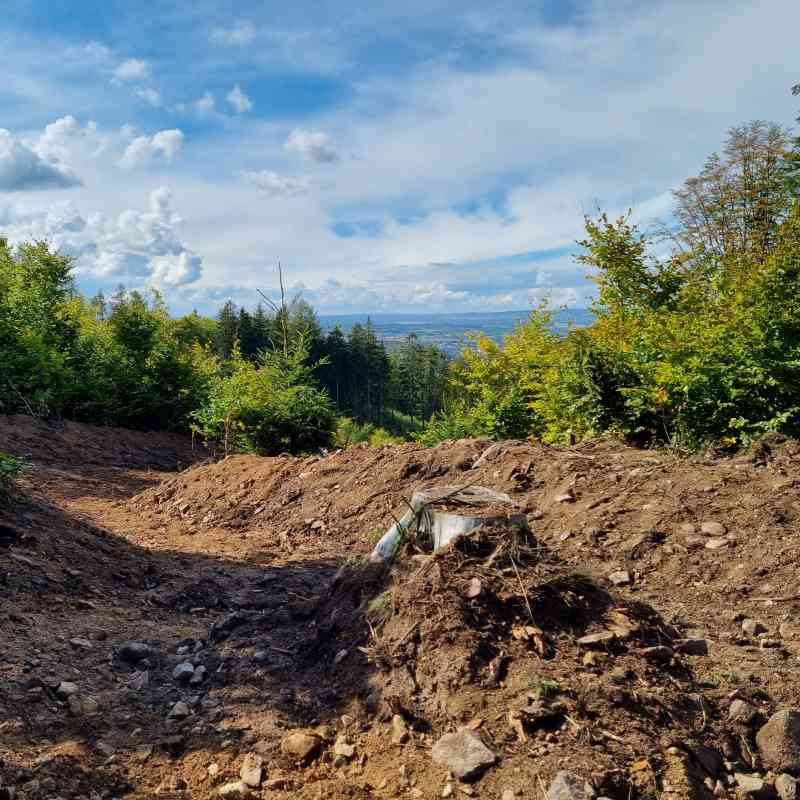 U Goethovy rozhledny vzniká trailová trasa