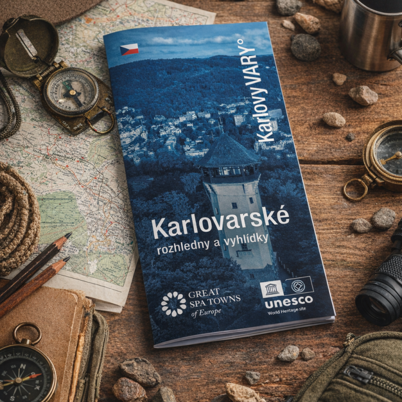 Nová brožura představí karlovarské rozhledny a vyhlídky. Slavnostní křest proběhne v Zámecké věži