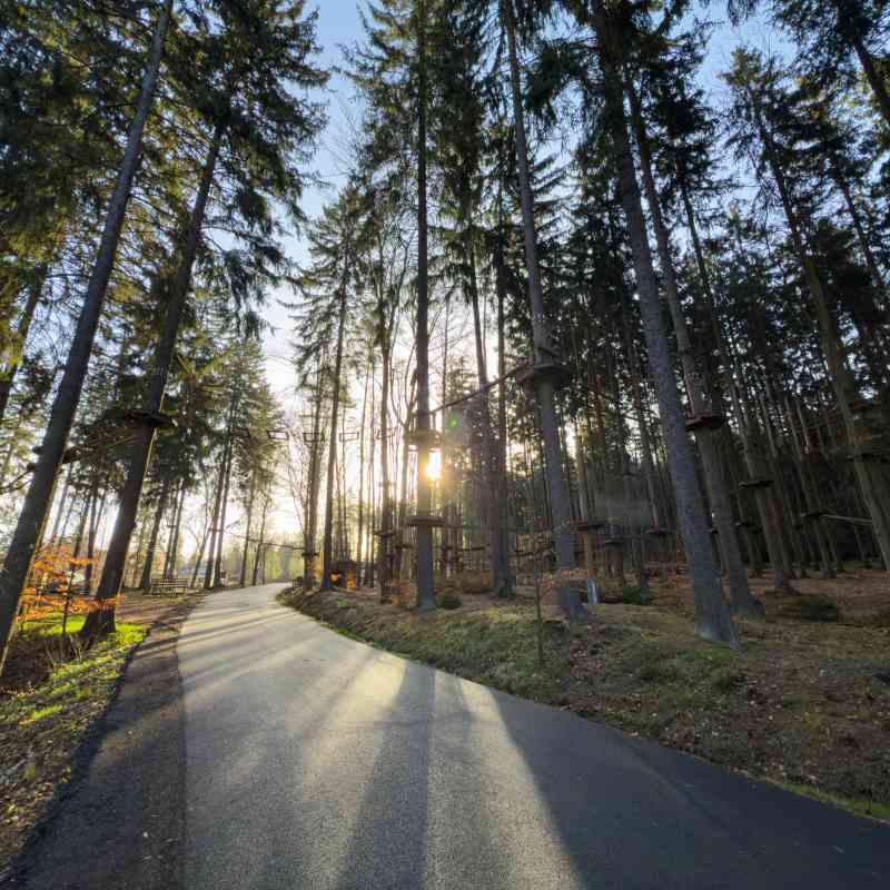 Velikonoce v lázeňských lesích: Lanové centrum v neděli otevřeno od 10 hodin